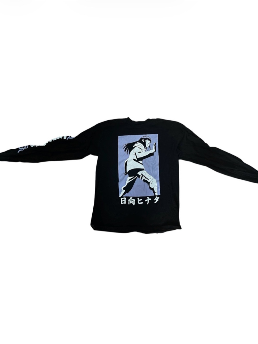 Naruto Graphic Anime Long-Sleeve Hinata Design